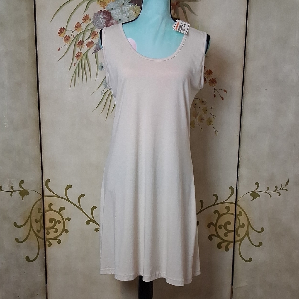 Noelle Cream Tank Shift